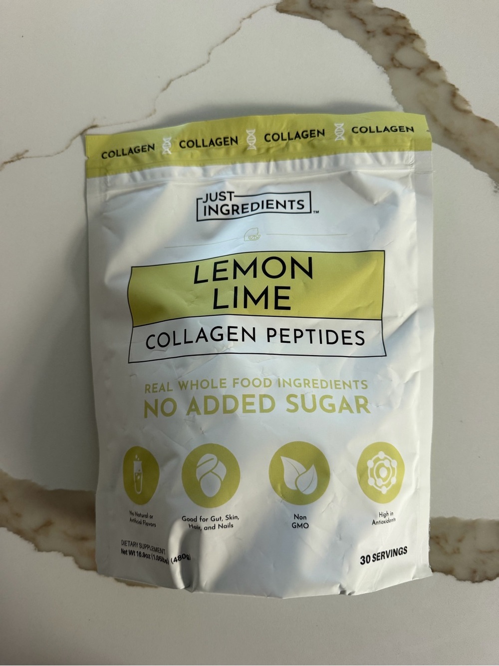Lemon Lime Collagen Peptides — Lemon Lime